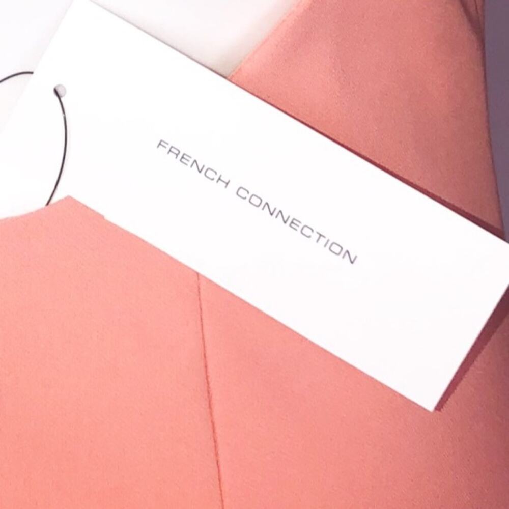 French Connection Coral Backless Strappy Slip Dress Size 10 - Picture 12 of 16